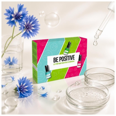 Be Positive Coffret Eaux de Parfum Notes Toniques Energy Relax & Harmony Bio 2 x 15 ml + 15 ml gratis