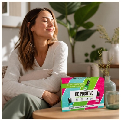 Be Positive Set Eaux de Parfum Tonische Noten Energy Relax & Harmony Bio 2 x 15 ml + 15 gratis