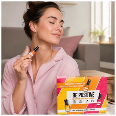Be Positive Set Eaux de Parfum Vitaminreiche Essenzen Optimism Love & Harmony Bio 2 x 15 ml + 15 ml gratis