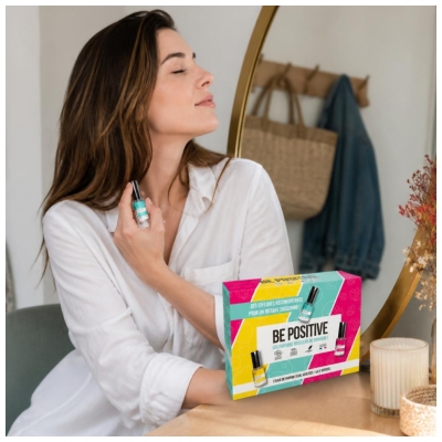 Be Positive Coffret Eaux de Parfum Effluves Réconfortants Relax Love & Harmony Bio 2 x 15 ml + 15 Gratis