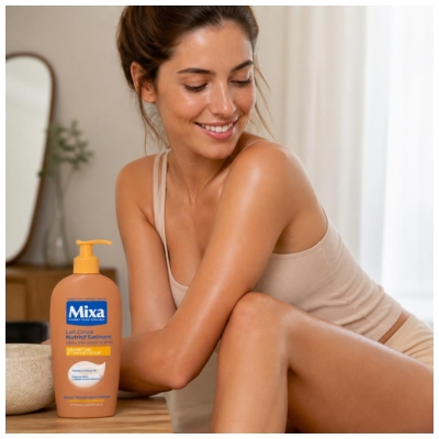 Mixa Hranilno satenasto mleko za telo 400 ml
