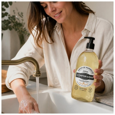Le Comptoir du Bain Mydło Marsylskie Surgras Sweet Almond 1L