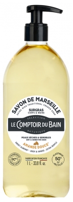 Le Comptoir du Bain Mydło Marsylskie Surgras Sweet Almond 1L