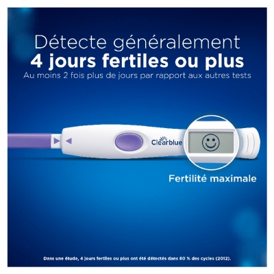 Clearblue Test d'Ovulation Digital 4 Jours 10 Unités