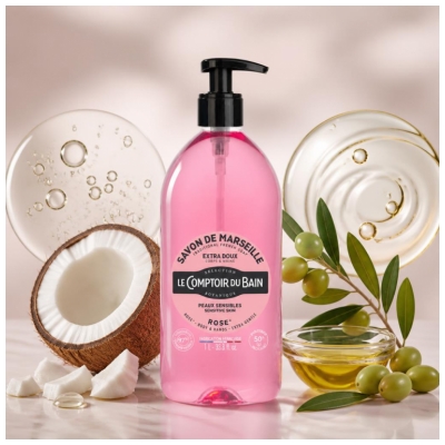 Le Comptoir du Bain Milanaško milo Rose 1 L