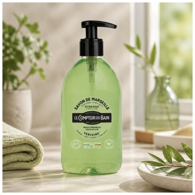 Săpun de Marsilia cu Verbina Le Comptoir du Bain 500 ml