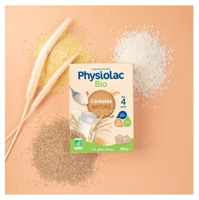 Physiolac Cereali Biologici da 4 Mesi 200 g