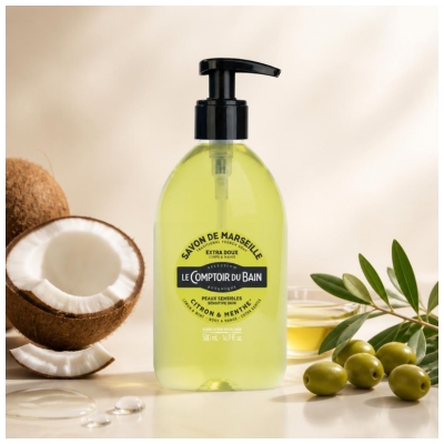 Le Comptoir du Bain Marseille mýdlo Citron & Máta 500 ml