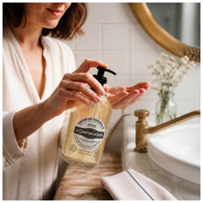 Le Comptoir du Bain Hypoallergeeninen Marseille Ylipesuaine Saippua 500 ml
