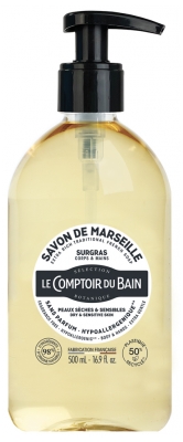 Mýdlo z Marseille, bez palmového oleje, hypoalergenní Le Comptoir du Bain 500 ml