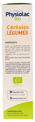 Physiolac Bio Céréales Légumes Dès 4 Mois 200 g