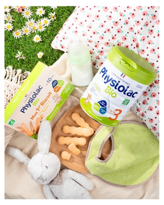 Physiolac Bio Mitt 1:a Kex Från 10 Månader 24 Kex