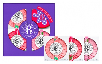 Roger & Gallet Coffret Trio Savons Bienfaisants + Boîte à Savon Offerte
