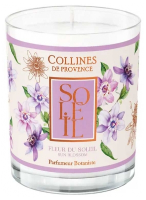 Collines de Provence Les Estivales Bougie Parfumée 180 g - Senteur : Fleur du Soleil