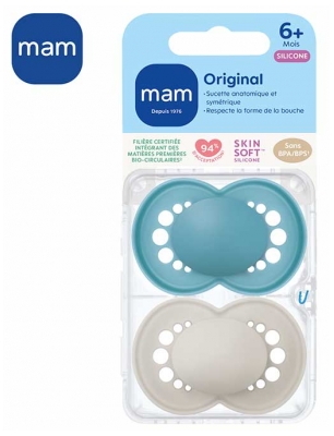 MAM 2 Sucettes Original Tendance 6 Mois et +
