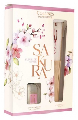 Collines de Provence Coffret Eau Fraîche 50 ml et Éventail