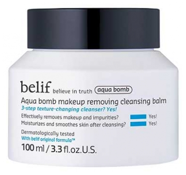 Bálsamo de Limpeza Desmaquilhante Aqua Bomb Belif 100 ml
