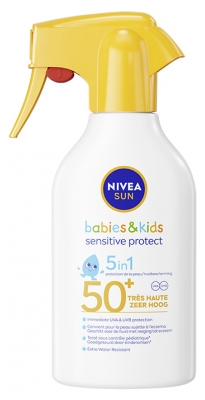 Nivea Sun Sensitive Protect Babies & Kids Protetor Solar em Spray FPS50+ 270 ml