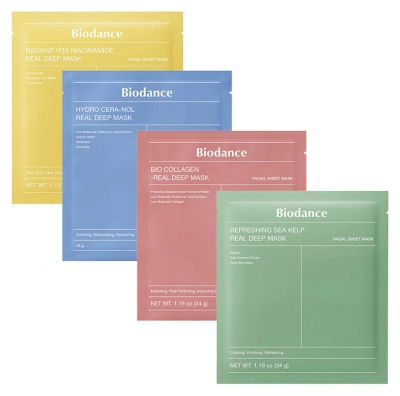 Biodance Lot de 4 Masques