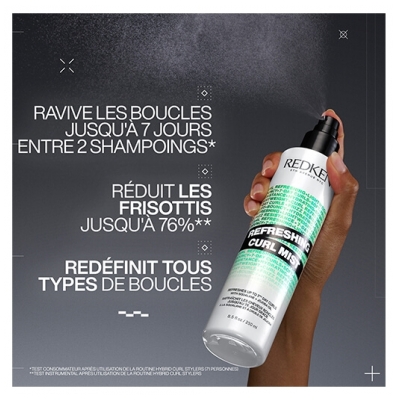 Redken Brume Revitalisante Boucles Refreshing Curl Mist Hybrid Curl Stylers