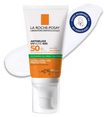 La Roche-Posay Anthelios UVmune 400 Gel-Crème Oil Control SPF50+ Sans Parfum 50 ml
