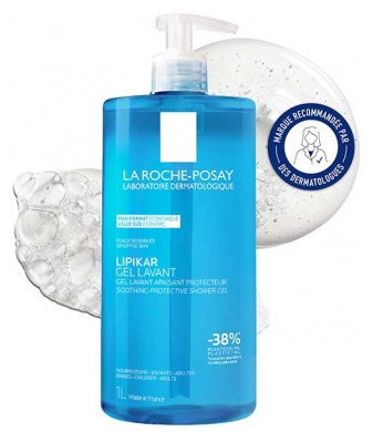 La Roche-Posay Lipikar Gel Lavant Apaisant Protecteur 1 L