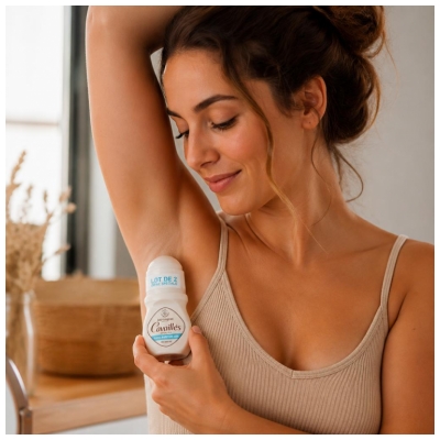 Cavaillès Absorb+ 48H Deodorant Fără Parfum Roll-On Set de 2 x 50 ml