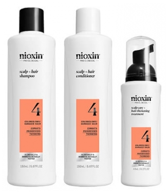 Nioxin System 4 Advanced Hair Loss Mini Kit for Damaged/Colored Hair