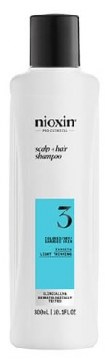 Nioxin Șampon System 3 Cădere Moderată Păr Deteriorat/Vopsit Nioxin 300ml