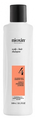Nioxin Shampoing System 4 Chute Avancée Cheveux Abîmés/Colorés Nioxin 300ml