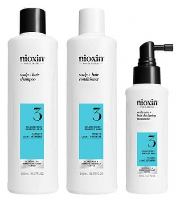 Nioxin System 3 Mini Kit för måttligt håravfall, skadat/färgat hår