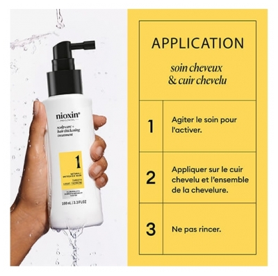 Nioxin Sérum System 1 Chute Modérée Cheveux Naturels