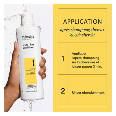Nioxin Après-shampoing System 1 Chute Modérée Cheveux Naturels Nioxin 300ml