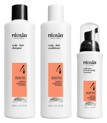Nioxin Zestaw przeciw wypadaniu System 4 Advanced Thinning dla włosów zniszczonych/farbowanych