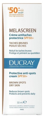 Ducray Melascreen Crème Antitaches Protectrice SPF50+ 50 ml