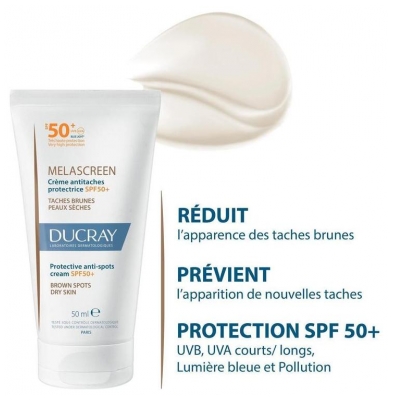 Ducray Melascreen Crème Antitaches Protectrice SPF50+ 50 ml