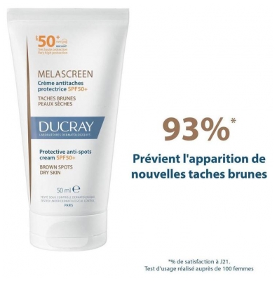 Ducray Melascreen Crème Antitaches Protectrice SPF50+ 50 ml