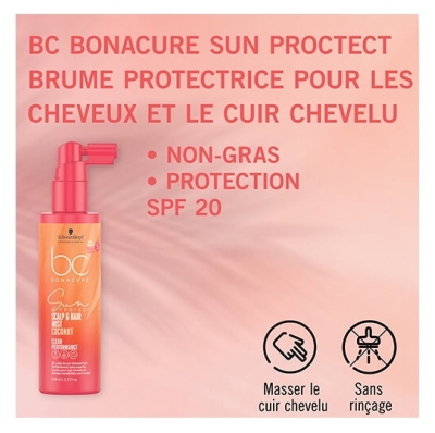 Schwarzkopf Brume Protectrice Cheveux & Cuir Chevelu BC Sun Protect Schwarzkopf Pro 100ml