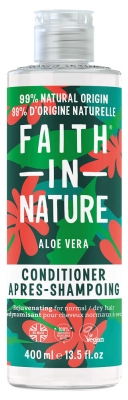 Faith In Nature Condicionador de Aloe Vera para Cabelos Normais a Secos 400 ml