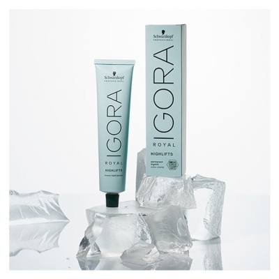 Schwarzkopf Coloration Permanente Igora Royal Highlifts 10-1 Éclaircissant Cendré