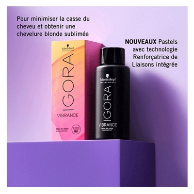 Schwarzkopf Coloration Semi-Permanente Igora Vibrance 1-0 Noir Naturel