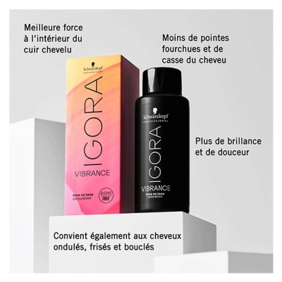 Schwarzkopf Coloration Semi-Permanente Igora Vibrance 1-0 Noir Naturel