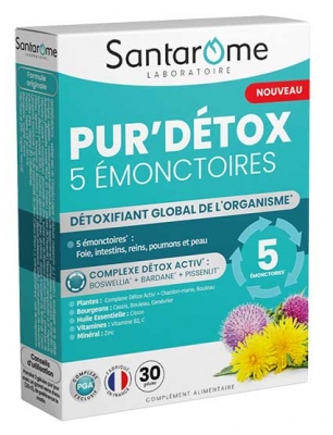 Santarome Pur'Détox 5 Émonctoires 30 Gélules