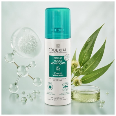 Codexial Repelent za klope in komarje za kožo in oblačila 75 ml