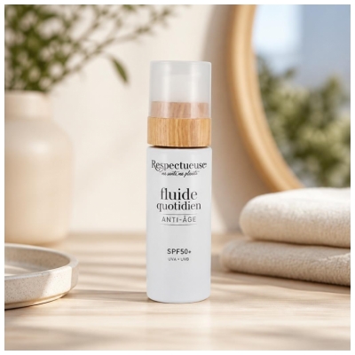 Respectueuse Tägliches Anti-Aging-Fluid SPF50+ 30 g