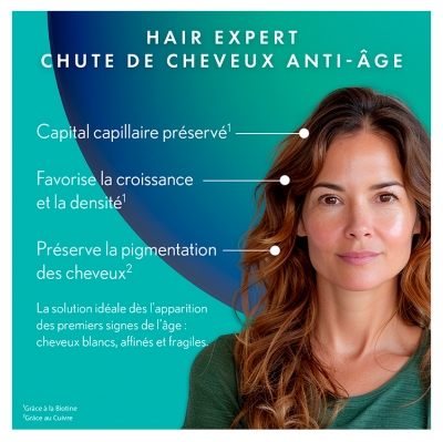 Oenobiol Hair Expert Chute de Cheveux Anti-Age 60 Comprimés