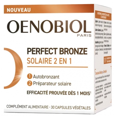 Oenobiol Perfect Bronze Solaire 2em1 30 Cápsulas