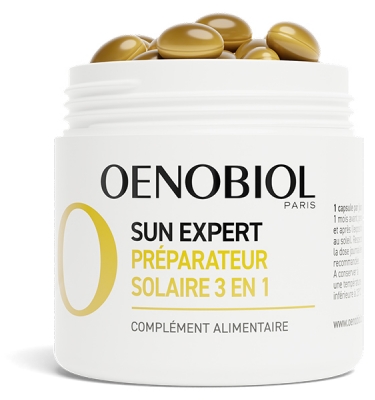 Oenobiol Sun Expert Preparador Solar 3em1 Pack de 2 x 30 Cápsulas Vegetais