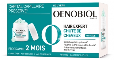 Oenobiol Hair Expert Håravfall Anti-Age Paket med 2 x 60 Tabletter