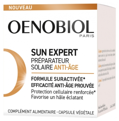 Oenobiol Sun Expert Preparador Solar Antienvelhecimento 30 Cápsulas